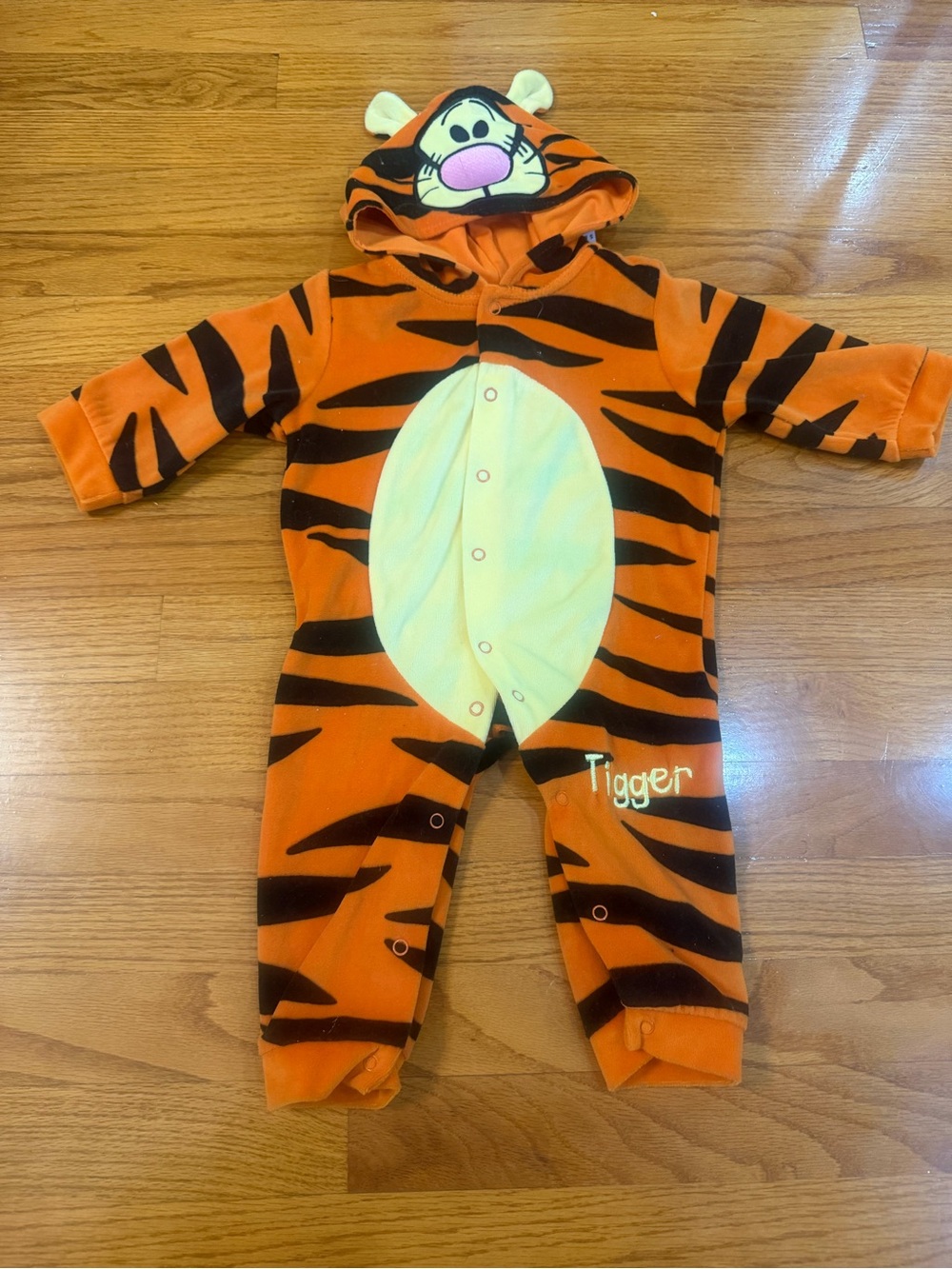 Vintage Disney’s Winnie the Pooh TIGGER Plush Child Costume 0/6m